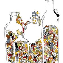 Схема вышивки «Бутылкокоты»