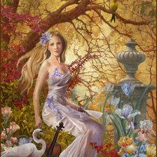 Схема вышивки «Забытая мелодия (феи Нене Томас)»