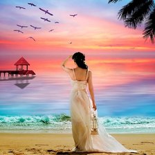 Схема вышивки «таинственная незнакомка»