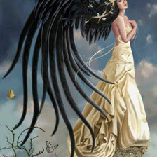 Схема вышивки «Желтая хризантема (феи Нене Томас)»