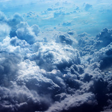 Схема вышивки «грозовые облака»