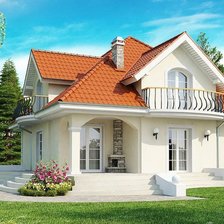 Схема вышивки «Дом мечты»