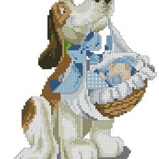 Схема вышивки «Метрика для мальчика»