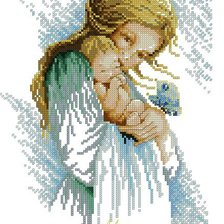 Схема вышивки «Мать и дитя»