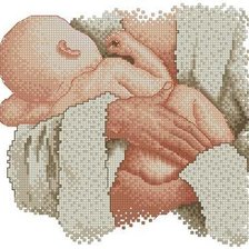 Схема вышивки «Мать и дитя»