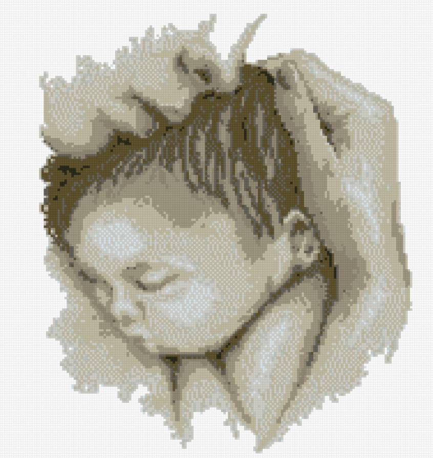 Мать и дитя - метрика, дети - предпросмотр