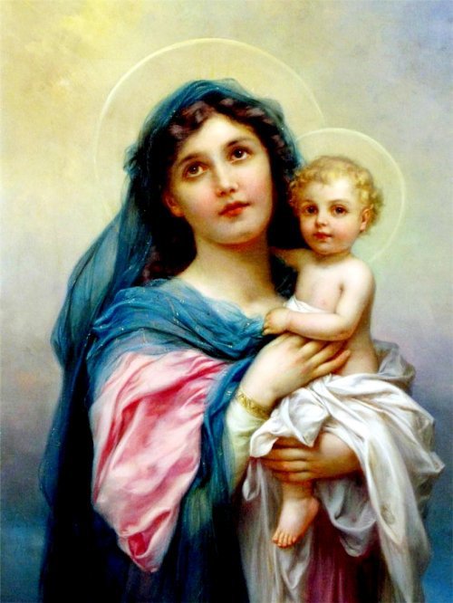 мадонна с младенцем - оригинал