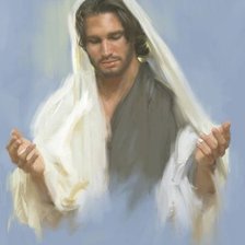 Схема вышивки «молящийся»