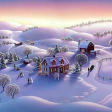 Схема вышивки «Winter»