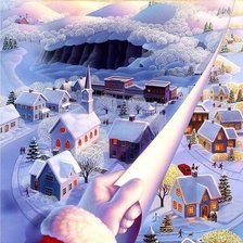 Схема вышивки «Holiday Coming Soon»