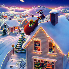 Схема вышивки «Santy Claus»