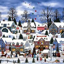 Схема вышивки «Seeking Holiday Treasures»