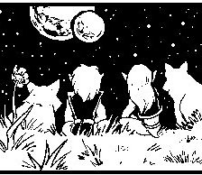 Схема вышивки «двое»