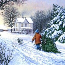 Схема вышивки «подготовка к празднику»