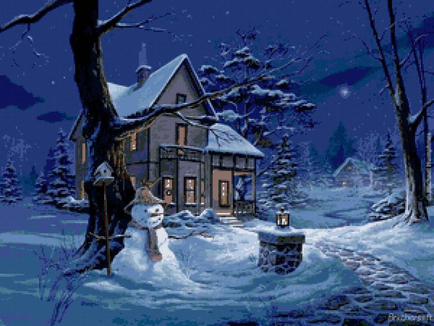 снеговик - предпросмотр