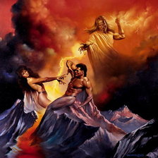 Схема вышивки «скала»