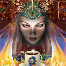 Схема вышивки «ворожея»