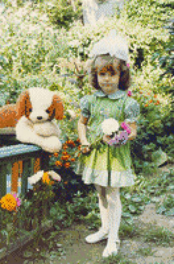 Цветы для мамы - мама, дети, цветы - предпросмотр