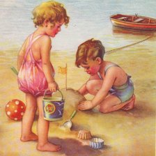 Схема вышивки «пляж»