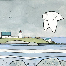 Схема вышивки «Сова»