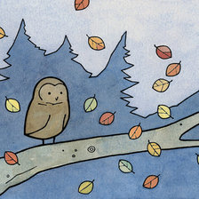 Схема вышивки «Сова235467809»