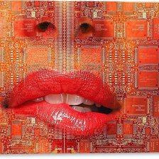 Схема вышивки «абстракция"трудный выбор"»