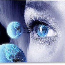 Схема вышивки «абстракция"взгляд на мир"»