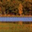 Предпросмотр схемы вышивки «осенний пейзаж» (№801270)