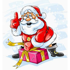 Схема вышивки «Секрет Санты.»