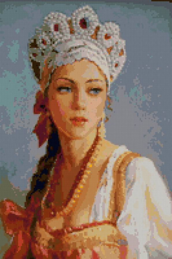 русская красавица - предпросмотр