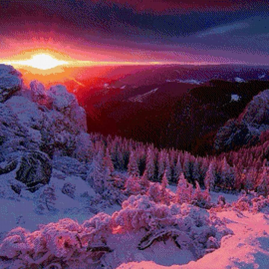 зимняя сказка - пейзаж, зима - предпросмотр