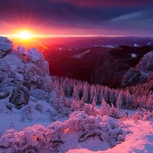 Схема вышивки «зимняя сказка»