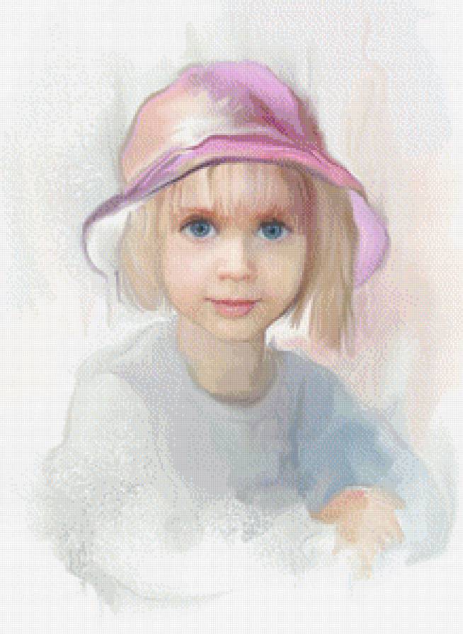 Девочка - девочка, художник татьяна никитина - предпросмотр