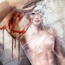 Схема вышивки «зеркало»