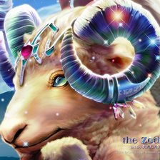 Схема вышивки «козочка»