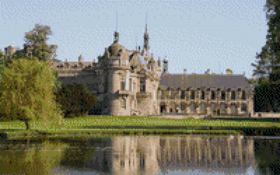 замок - замок, пейзаж, лето, природа - предпросмотр