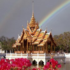 Схема вышивки «пейзаж»