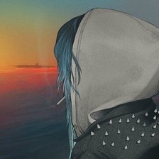 Схема вышивки «Закат»