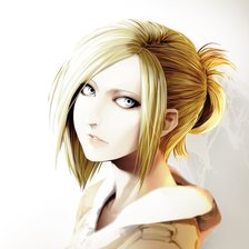 Схема вышивки «Девушка-тиан»