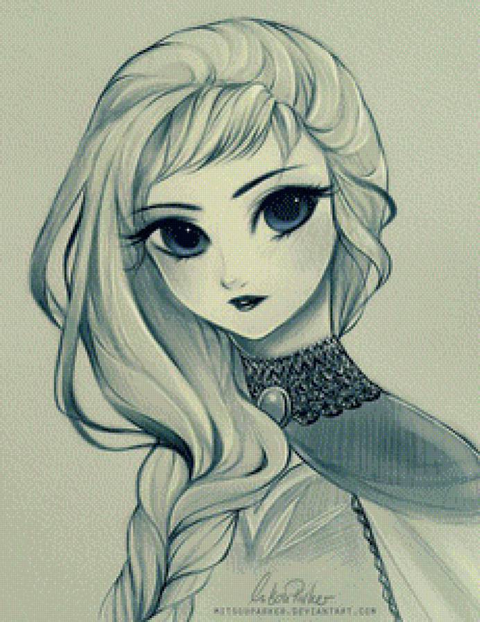 эльза - мультик, холодное сердце, девушка, эльза - предпросмотр