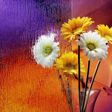 Схема вышивки «за стеклом»