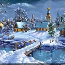 Схема вышивки «серия "зима"»