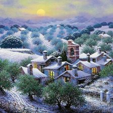 Схема вышивки «серия "зима"»