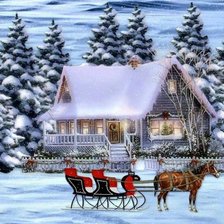 Схема вышивки «серия "зима"»