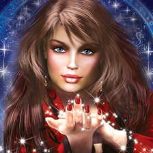 Схема вышивки «ворожея»