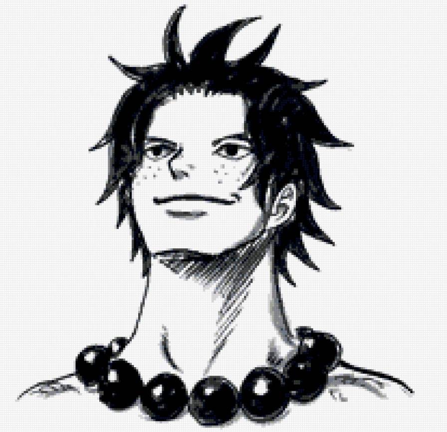 Эйс - one piece, portgas d. ace, портгас ди эйс, anime - предпросмотр