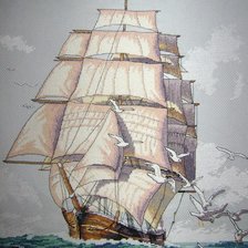 Схема вышивки «Кораблик»