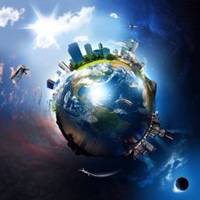 Схема вышивки «Планета»