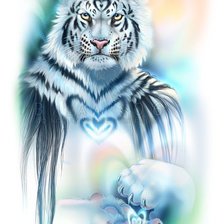 Схема вышивки «Тигр»