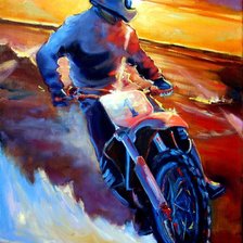 Схема вышивки «Мотоцикл»